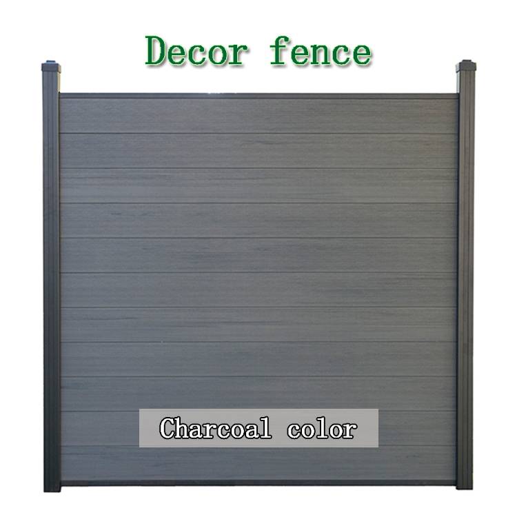 High Quality Wpc Board Easy Install Wood Plastic Composite Fence Panel