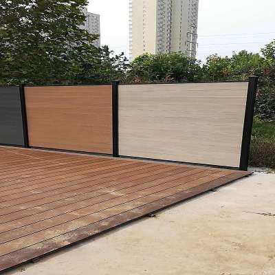 Hot sales wpc wood plastic composite fencing board for garden fencing