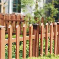 2020 Hot Sell Wood Plastic Composite Garden Fence